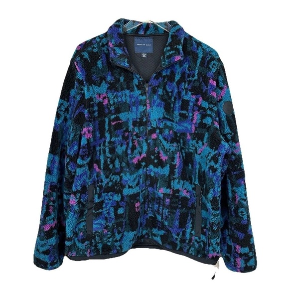 American Eagle Retro Fleece Jacket - Picture 1 of 5